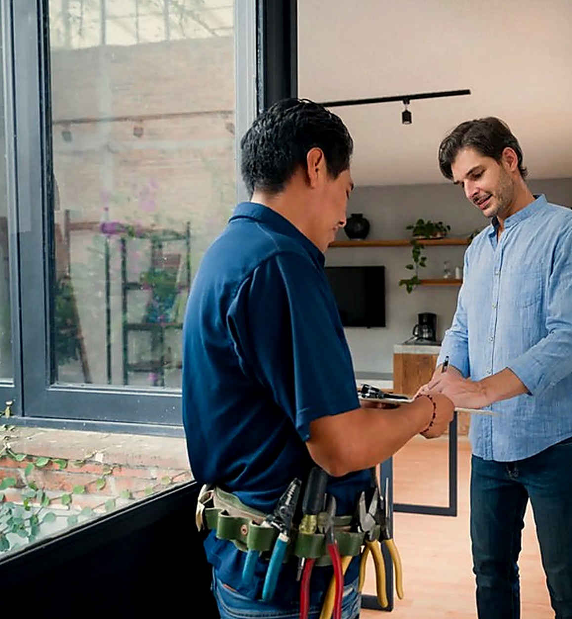 Professional electrician